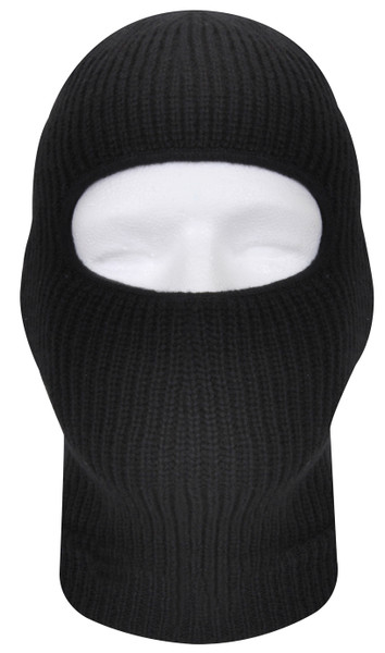 Rothco Fine Knit One Hole Facemask - Black