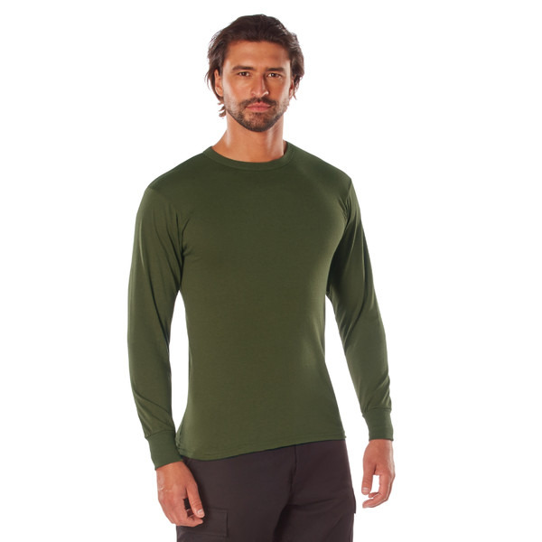 Rothco Long Sleeve Solid T-Shirt - Olive Drab