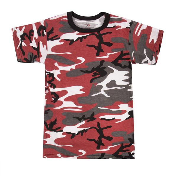Rothco Kids Camo T-Shirt - Red Camo