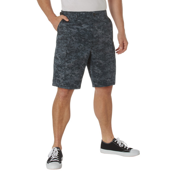 Rothco Camo BDU Shorts - Midnight Digital Camo
