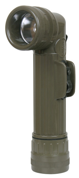 Genuine G.I. Anglehead Flashlight - Olive Drab