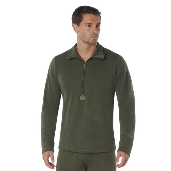 Rothco ECWCS Gen III Mid-Weight Underwear Top (Level II) - Olive Drab