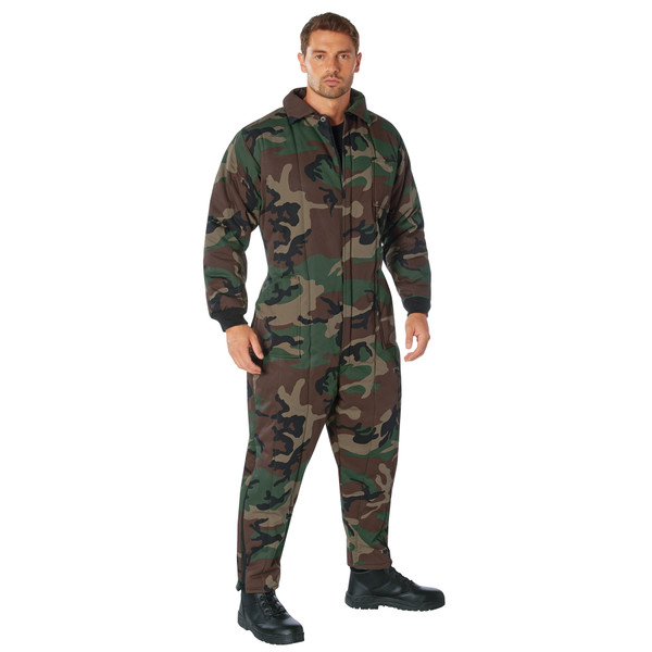 Rothco Insulated Coveralls - Woodland Camo