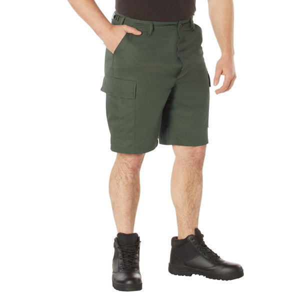 Rothco Rip-Stop BDU Shorts - Olive Drab