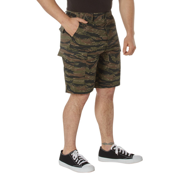 Rothco Camo BDU Shorts - Tiger Stripe Camo