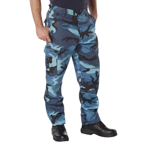 Rothco Color Camo Tactical BDU Pants - Sky Blue Camo