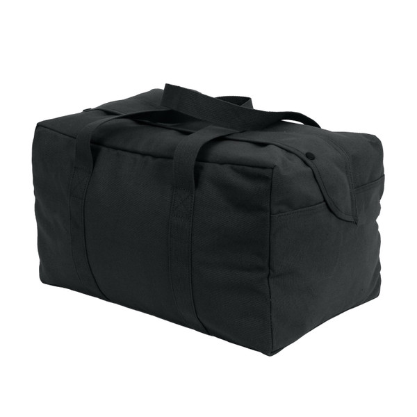 Rothco Canvas Small Parachute Cargo Bag - Black