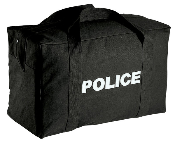 Rothco Large Canvas Police Gear Bag - Black