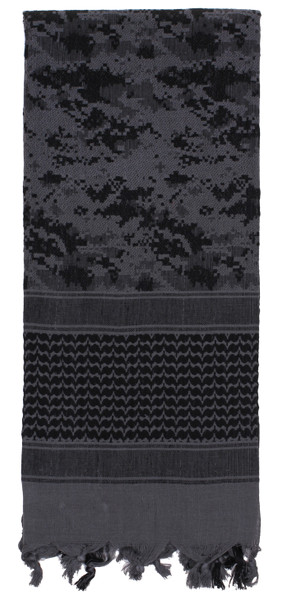 Rothco Digital Camo Shemagh Tactical Desert Keffiyeh Scarf - Subdued Urban Digital Camo