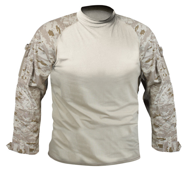Rothco NYCO FR Fire Retardant Combat Shirt - Desert Digital Camo