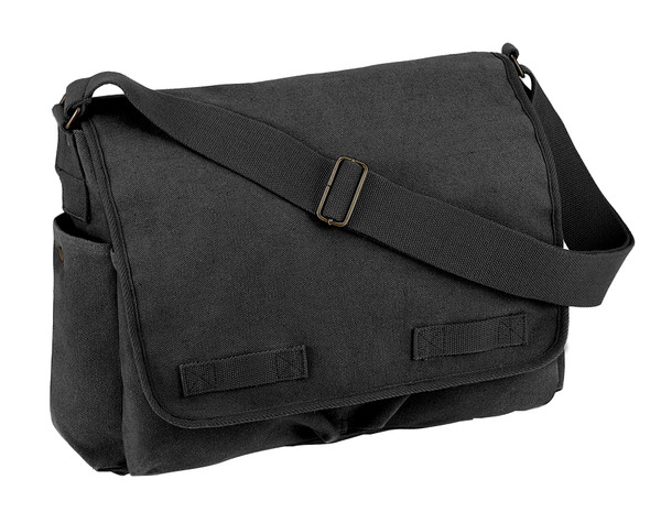 Rothco Classic Canvas Messenger Bag - Charcoal Grey