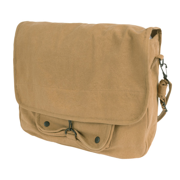 Rothco Vintage Canvas Paratrooper Bag - Coyote Brown