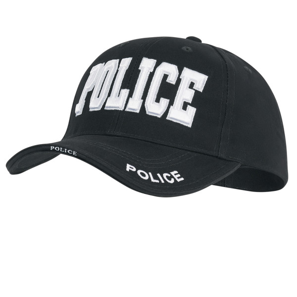 Rothco Deluxe Police Low Profile Cap - Black