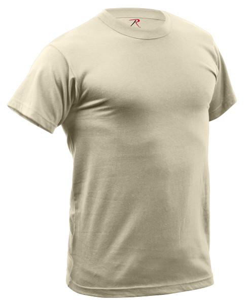 Rothco Quick Dry Moisture Wicking T-Shirt - Desert Tan