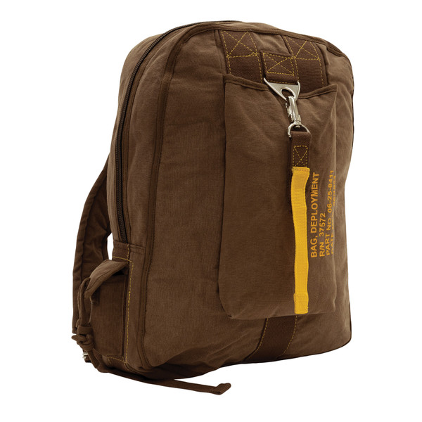 Rothco Vintage Canvas Flight Bag - Brown