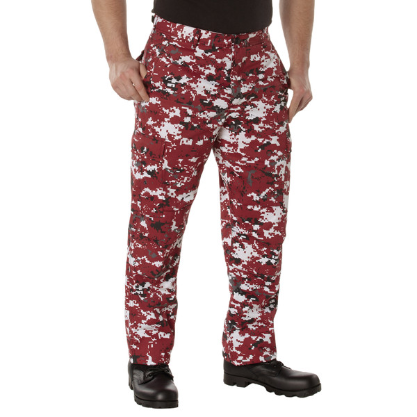 Rothco Digital Camo Tactical BDU Pants - Red Digital Camo