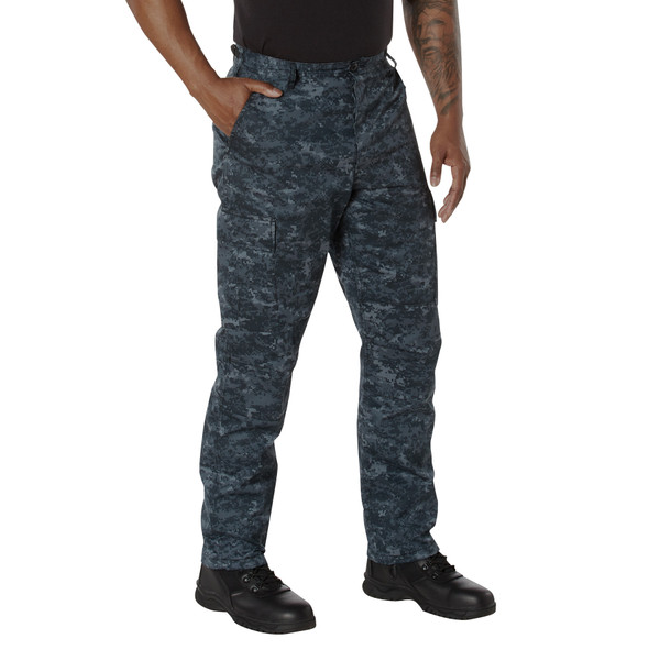 Rothco Digital Camo Tactical BDU Pants - Midnight Digital Camo