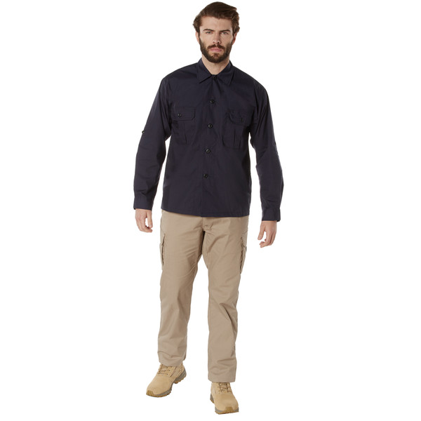 Rothco Lightweight Tactical Shirt - Midnight Navy Blue