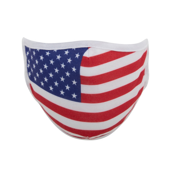 Rothco US Flag Reusable 3 Layer Facemask - Red / White / Blue