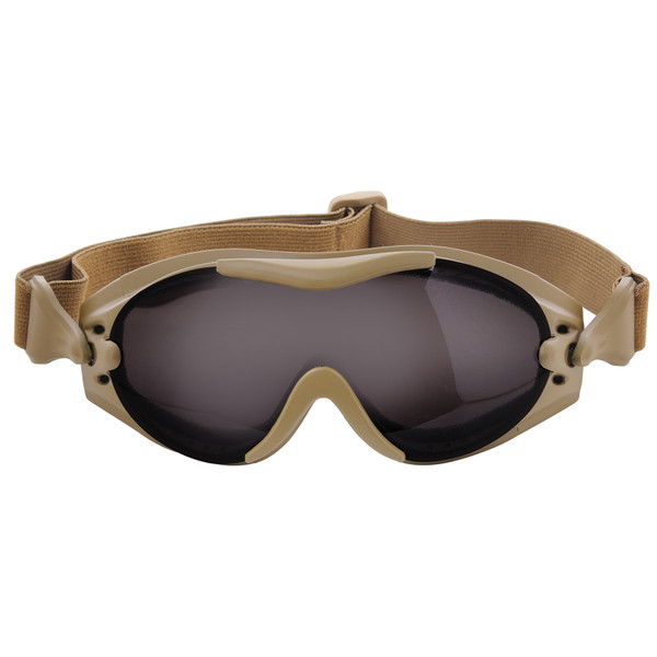 Rothco SWAT Tec Single Lens Tactical Goggle - Coyote Brown