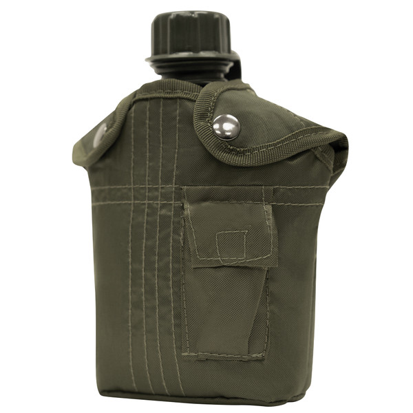 Rothco 3 Piece Canteen Kit With Cover & Aluminum Cup - Olive Drab