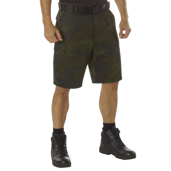 Rothco Midnight Camo BDU Shorts - Midnight Woodland Camo