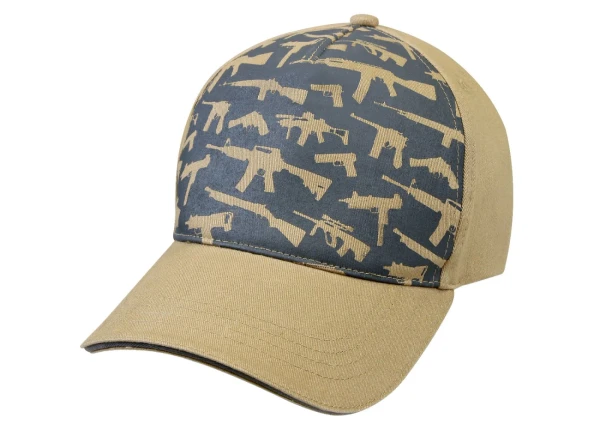 Rothco Deluxe Khaki Guns Low Profile Cap
