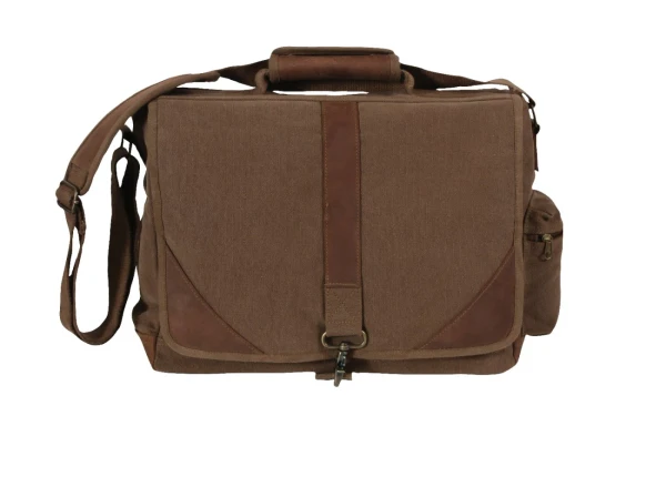 Rothco Vintage Canvas Urban Pioneer Laptop with Leather Accents