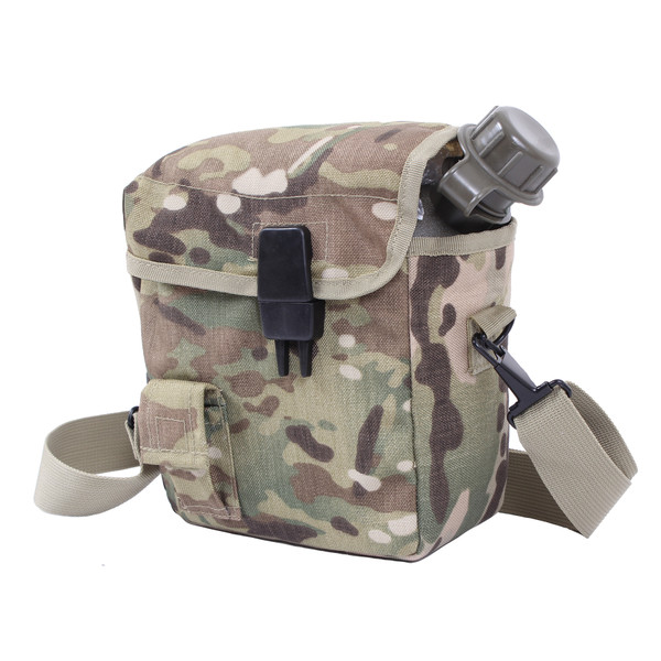 Rothco MOLLE 2 QT. Bladder Canteen Cover - MultiCam