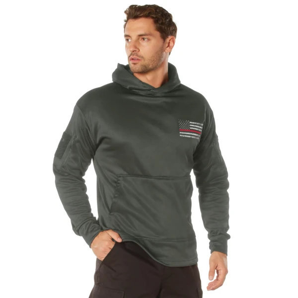 Rothco Concealed Carry Thin Red Line Hoodie