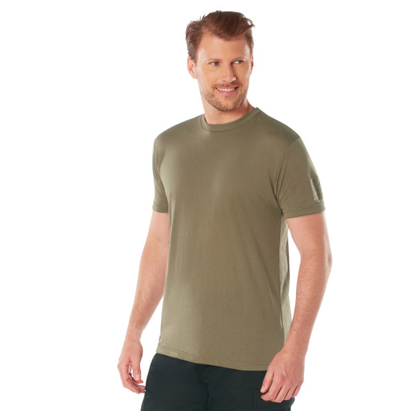 Rothco Tactical Athletic Fit T-Shirt - AR 670-1 Coyote Brown
