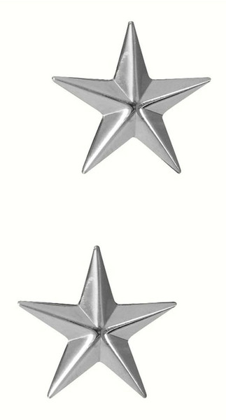 Rothco Brigadier General Insignia Stars - Silver