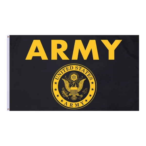 Rothco Black & Gold Army Flag