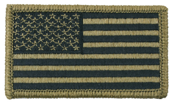 Rothco OCP American Flag Patch With Hook Back - Normal
