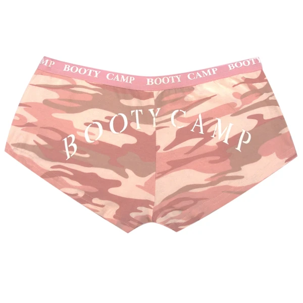 Rothco Baby Pink Camo "Booty Camp" Booty Shorts 