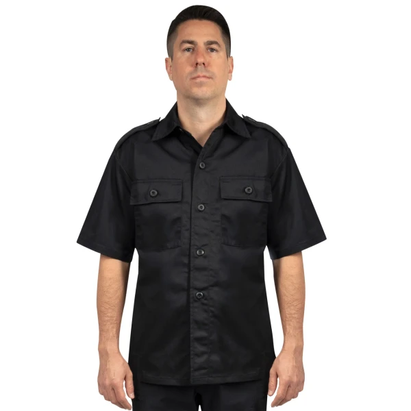 Rothco Short Sleeve Tactical Shirt - Black