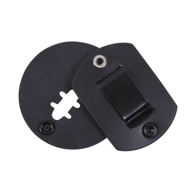 Rothco Round Leather Clip-On Badge Holder