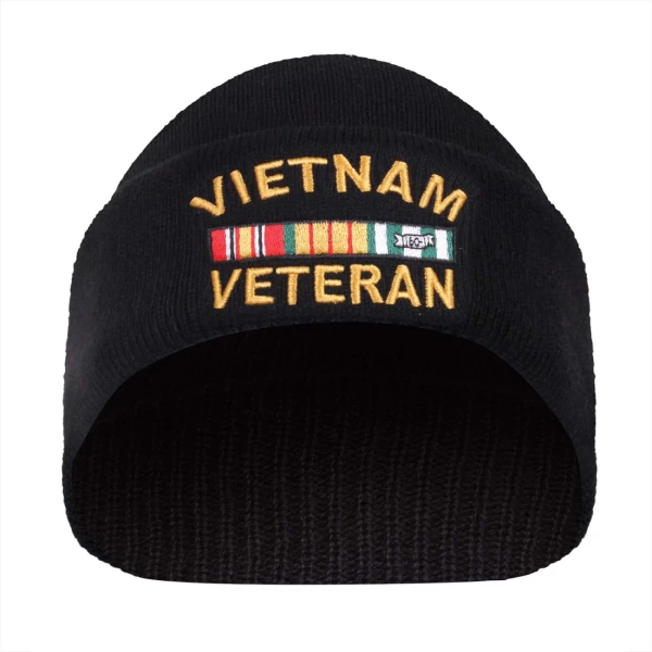 Rothco Vietnam Veteran Deluxe Embroidered Watch Cap 