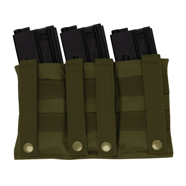 Rothco Lightweight 3 Mag Elastic Retention Pouch