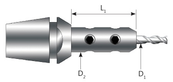 Ti-Loc Mill Extension Diagram