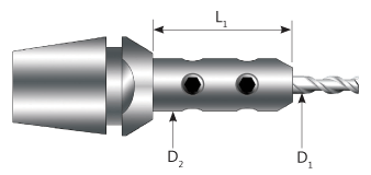 Ti-Loc Mill Extension Diagram