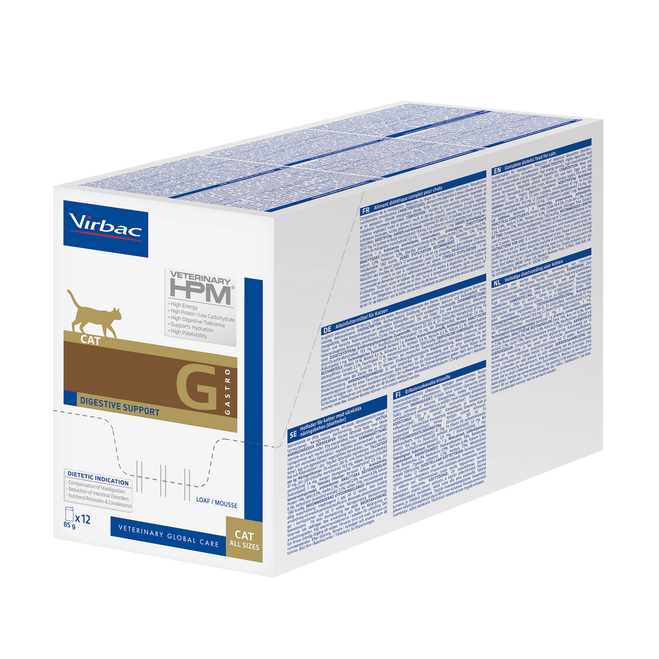 Cat Digestive Support - G WET mousse boîte 112 x 85 gr