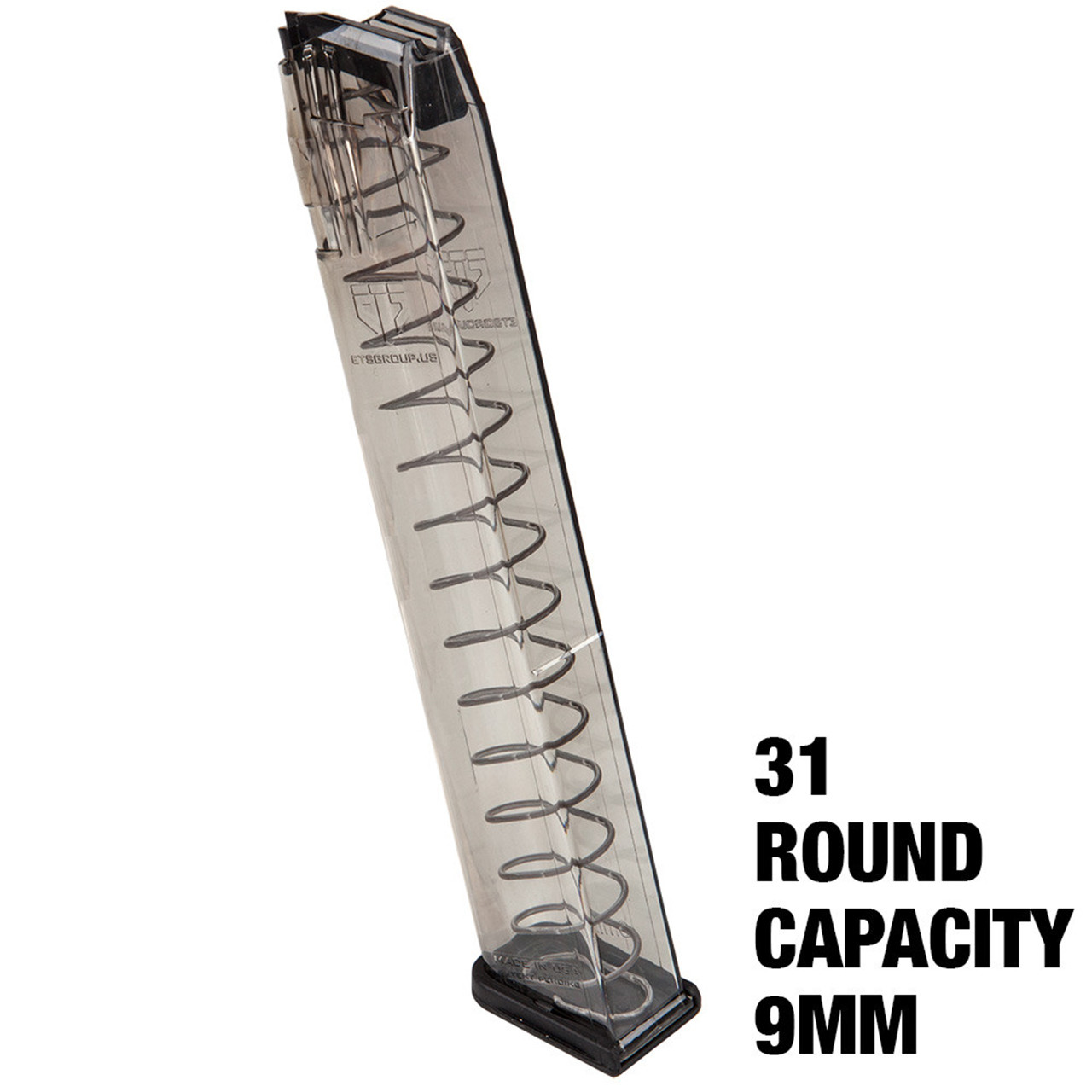 ETS 9mm 22 Round Magazine Sleeve For glock 17 