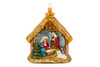 Huras Family Holy Family Together European Blown Ornament 