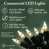 16' Slim Tower Tree - Clear LED 