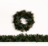 18'x12" Foxtail Mixed Pine Garland - Unlit