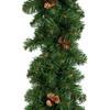 18' X 10" Scottsdale Spruce Garland - Clear LED