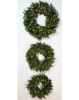 30" Scotch Pine Wreath - Clear LED 
