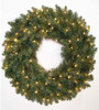 30" Ashton Spruce Wreath - Clear LED 