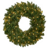 30" Ashton Spruce Wreath - Clear LED 